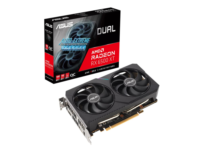 ASUS Radeon RX 6500 XT Dual OC 4GB GDDR6